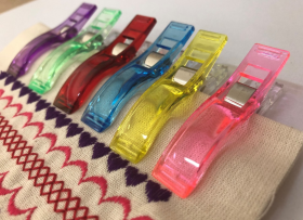 CLIPS COLORIDOS PATCHWORK GRANDE